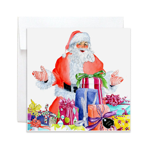 Santa Knows Greeting Card