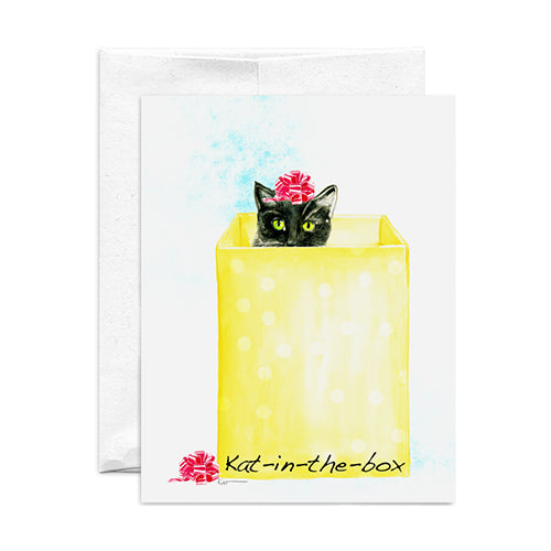 Kat-in-a-Box Greeting Card