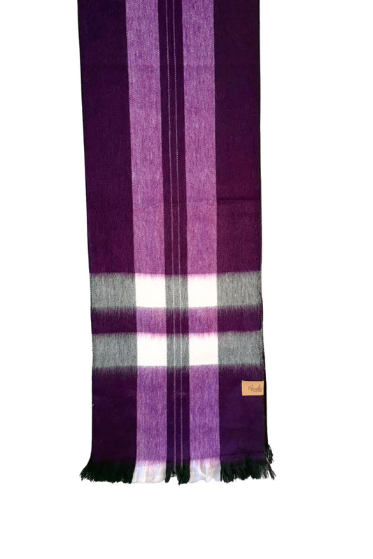 Uptown Purple Alpaca Scarf