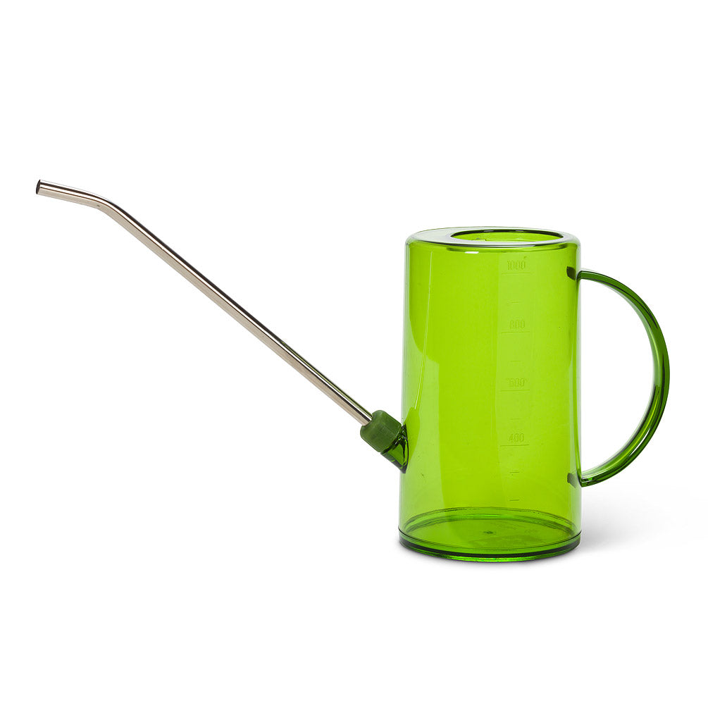 Plastic Watering Can, 14 Inch, 1L, Green