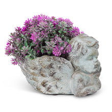 Load image into Gallery viewer, Resting Angel Cherub Planter - 7 inches long
