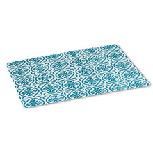 Load image into Gallery viewer, Stamp Tile Placemat - Teal
