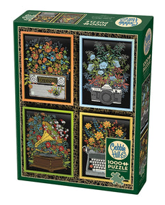 Floral Objects 1000 Piece Jigsaw Puzzle