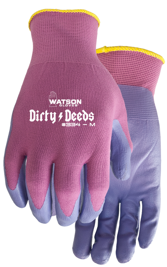 Dirty Deeds Women's Garden Gloves Sizes S, M, L