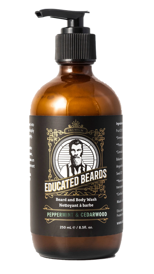 Peppermint Cedarwood Beard Wash 250ml/8.5fl.oz