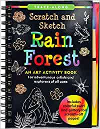 Rain Forest Friends Scratch & Sketch Book