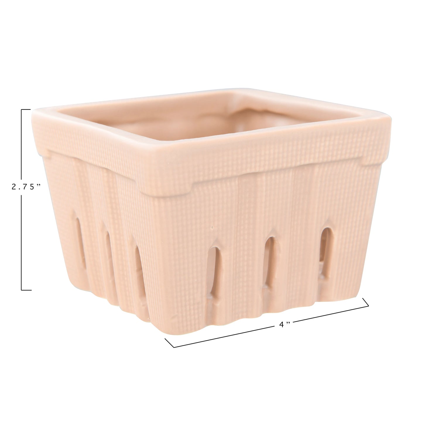 Textured Stoneware, Berry Basket