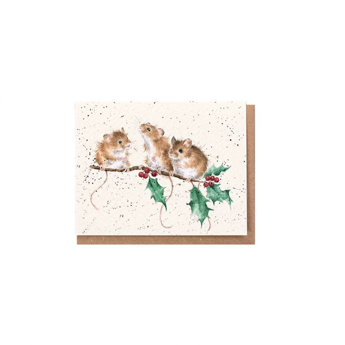 Enclosure Card, Christmas Mice