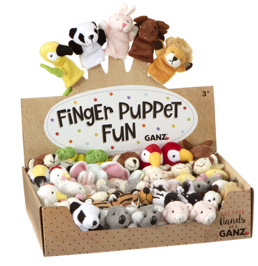 Finger Puppet Fun- Various Animals- 2.5"