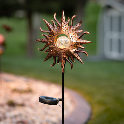 Sunburst Stake Solar Light