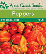 Load image into Gallery viewer, Peppers Red Habanero
